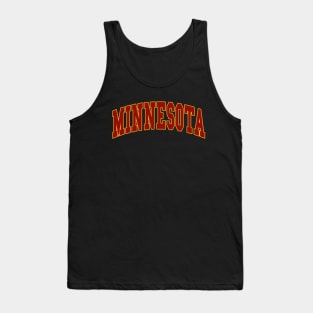 Minnesota - college university font letters text word basketball baseball softball volleyball hockey football love fan player christmas birthday gift for men women kids mothers fathers day dad mom vintage retro Tank Top